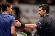 Lorenzo Sonego defeated Novak Djokovic at the Vienna Open last year